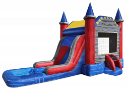 Enchanted Castle Bounce House Slide Combo (Wet or Dry)