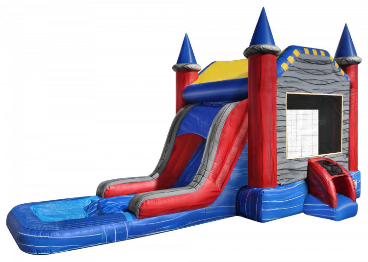 Enchanted Castle Bounce House Slide Combo (Wet or Dry)